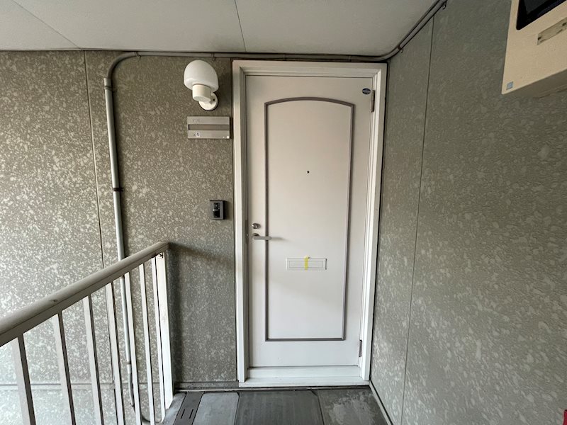 ハイツあおば 玄関