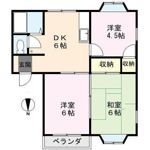 コトーイノウエ 201号室 間取り