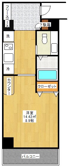 エーデルワイス 305号室 間取り