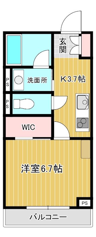 ラッシュド・ノエ大宮 間取り図