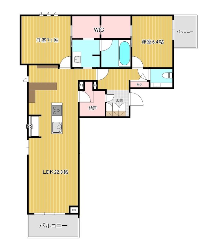 ステラ キャシェット 間取り図