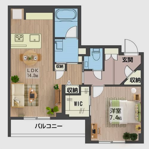 ステラ キャシェット 間取り図