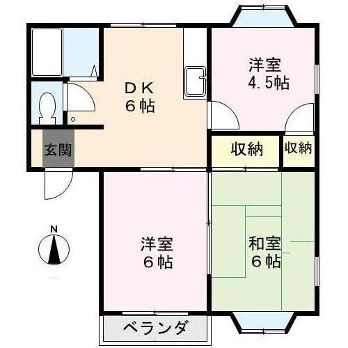 コトーイノウエ 202号室 間取り