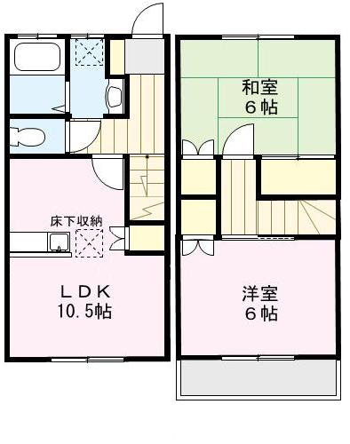 グリーンハイツ  間取り図