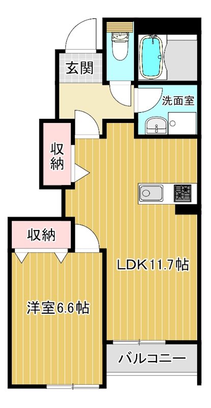 ブレス123-A 間取り図