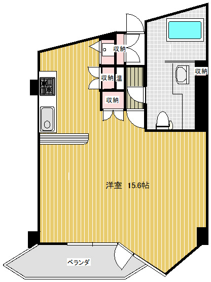 プチボワ館 302号室 間取り