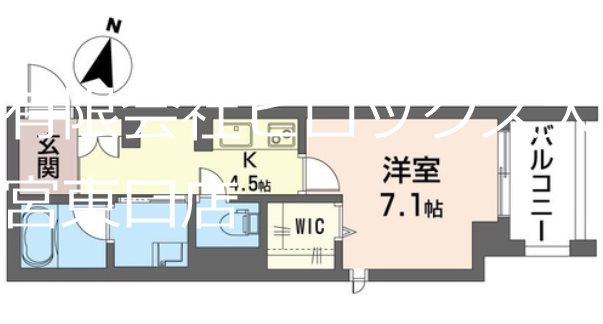 レジェロ 302号室 間取り