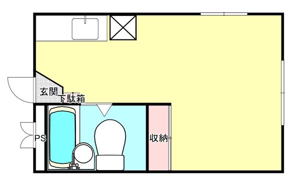 ラプティーハイム 202号室 間取り