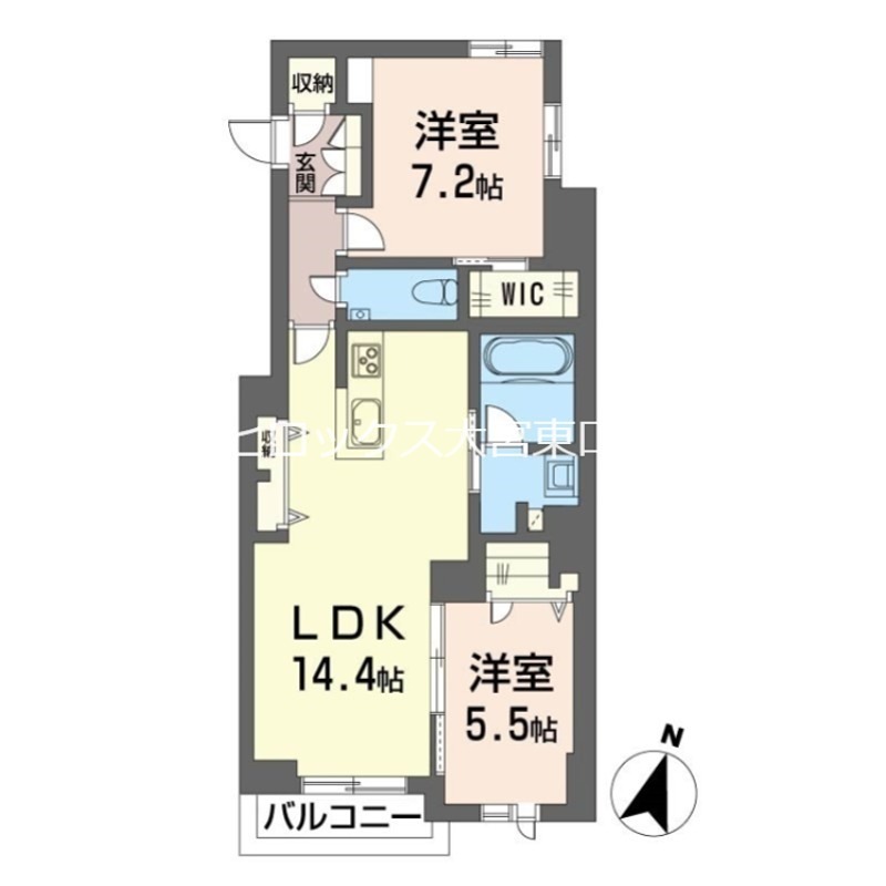 カンパーナ　プリータ 401号室 間取り