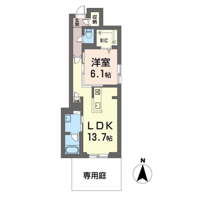 ブリエ　アントレ 103号室 間取り