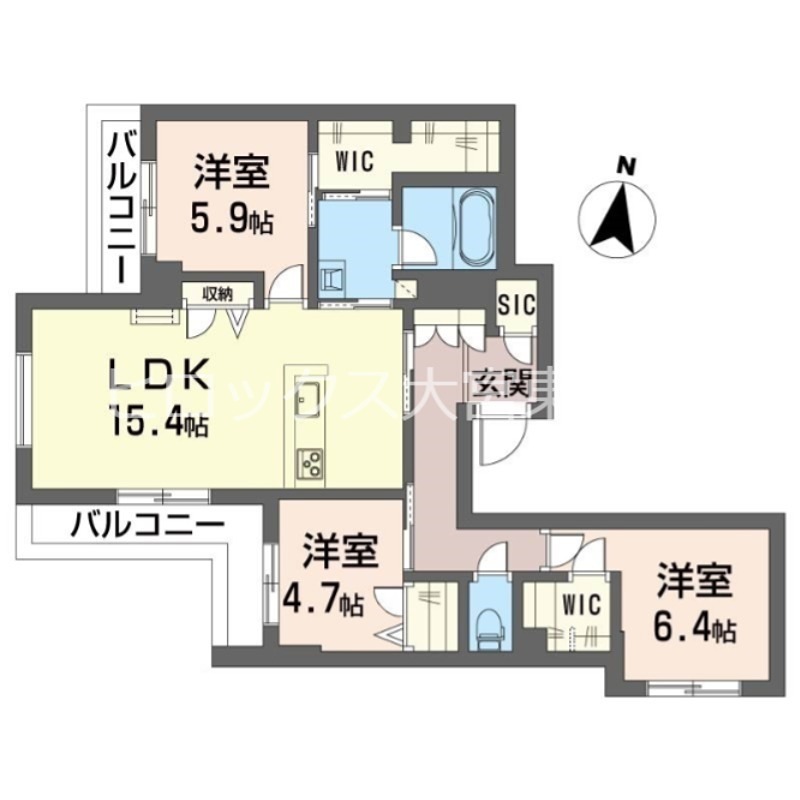 リラフォート　槙 間取り図
