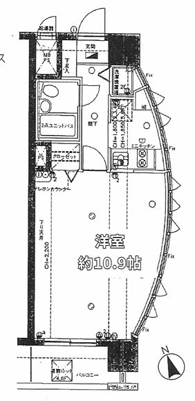 ライオンズプラザ大宮第２ 408号室 間取り