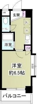 ヴィラ・アサノ宮原 303号室 間取り