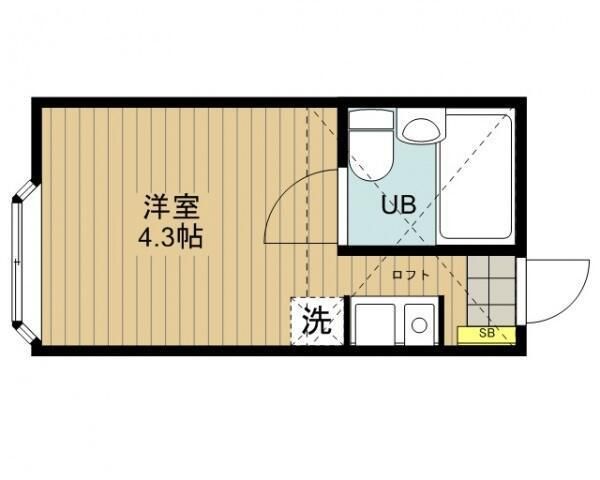 エルパンセ南与野 103号室 間取り