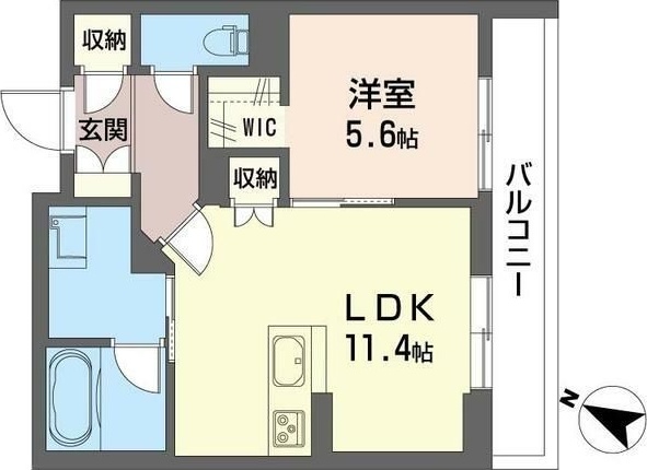 カーサ　ファミリオ 0310号室 間取り