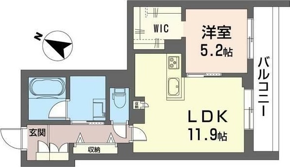 カーサ　ファミリオ 0311号室 間取り