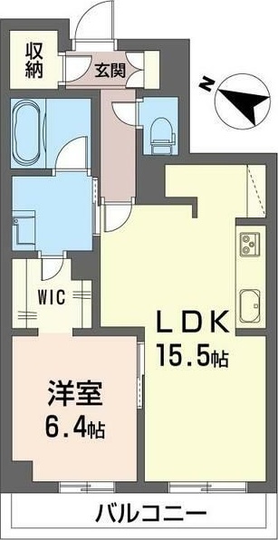 カーサ　ファミリオ 0106号室 間取り