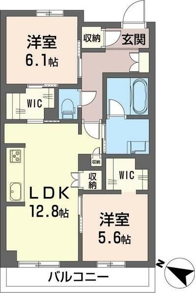 カーサ　ファミリオ 0306号室 間取り