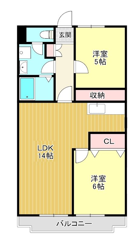 サニーパーク上尾 302号室 間取り
