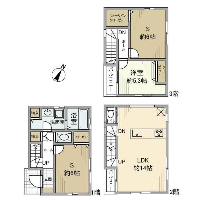 上小町戸建 間取り