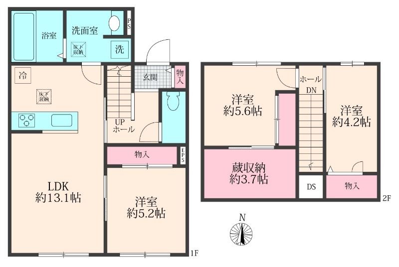 KAMULA 南 間取り図