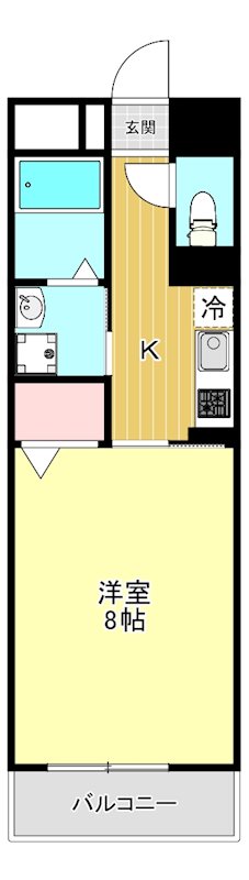 ブライトソレイユタワー 604号室 間取り