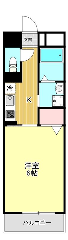 ブライトソレイユタワー 202号室 間取り