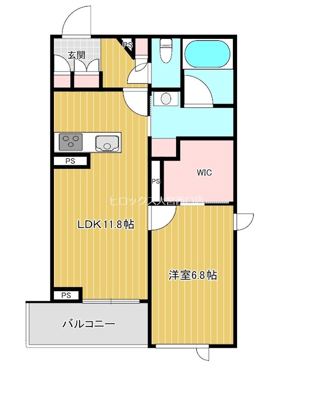 シャーメゾン桜木町 303号室 間取り