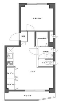 プチコーポ 302号室 間取り