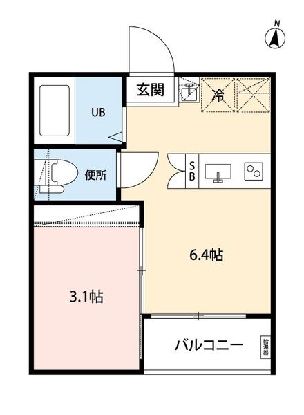 ブラン大宮 103号室 間取り