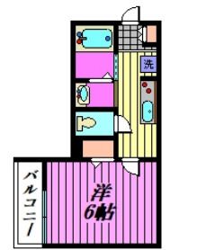 Mark Duo大和田Ⅰ 101号室 間取り
