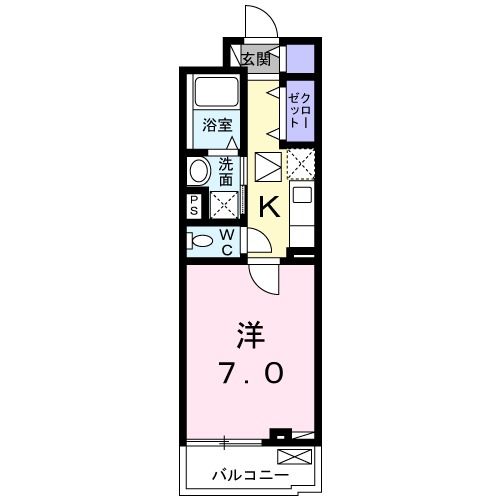 エムウッド　ジェンティーレ 101号室 間取り