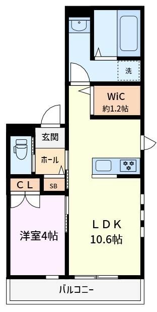 サンヴェルデ浦和Ⅱ 102号室 間取り