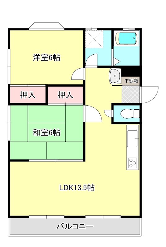 エンゼルハイツ 101号室 間取り