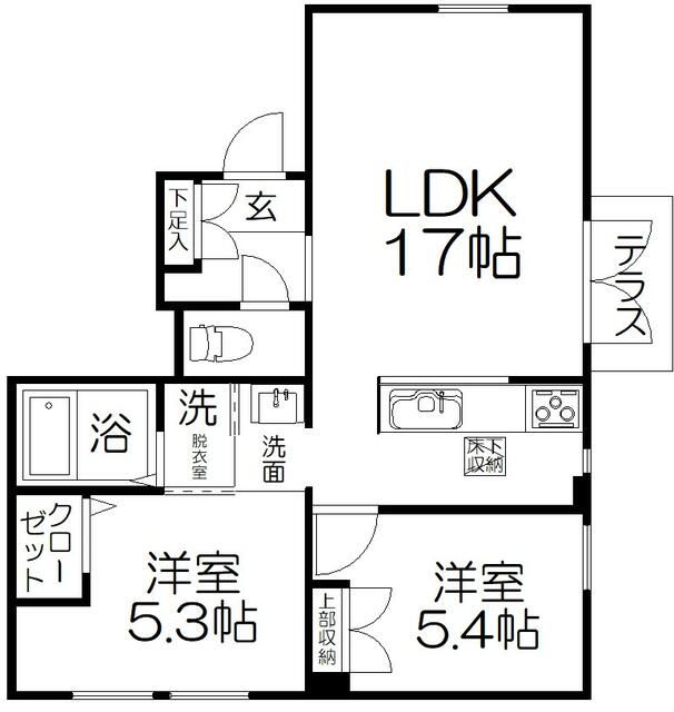 スウェーデンハウス与野本町 1号室 間取り
