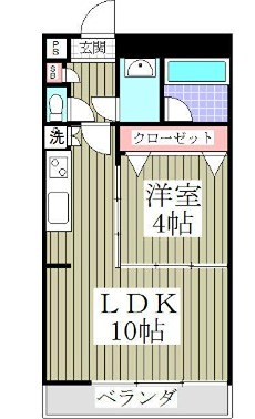 スペッキオ 102号室 間取り