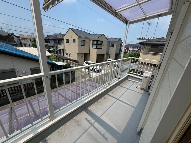 上尾市本町戸建て ベランダ