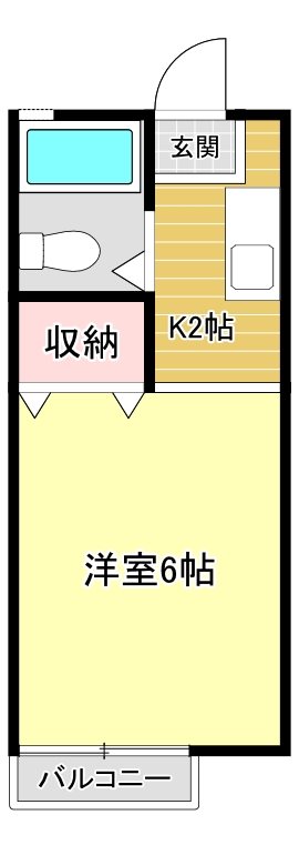 ピープルハイツ 201号室 間取り