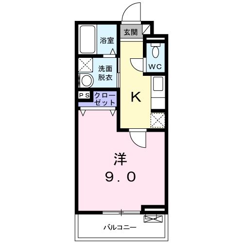アーバン　メロウ 203号室 間取り