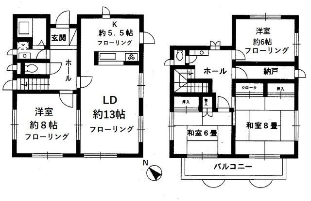 上尾市愛宕１丁目住宅 間取り