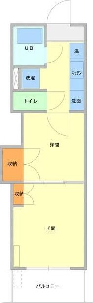 レジデンスカープ大宮 406号室 間取り