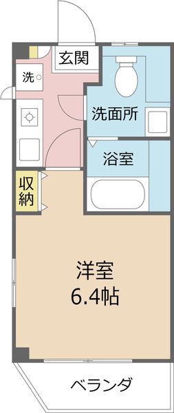 ルミナス 203号室 間取り