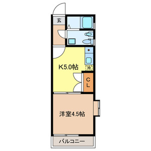 エクセルコート宮原 301号室 間取り