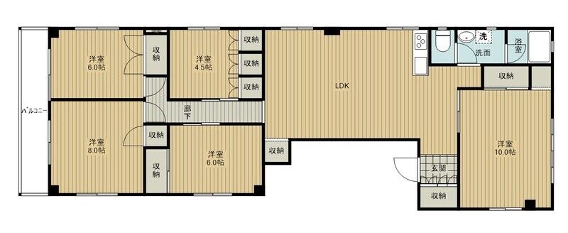 STハイツ 3号室 間取り