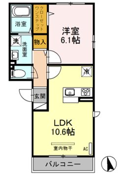 ＳＯＲＲＩＳＯ(ｿﾘｯｿ) 302号室 間取り