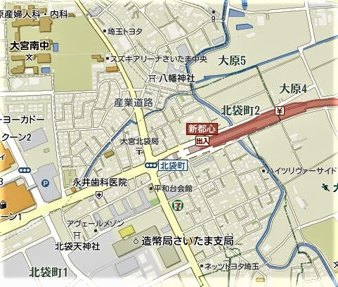 オークヒルズ新都心Ⅱ号棟 周辺画像2