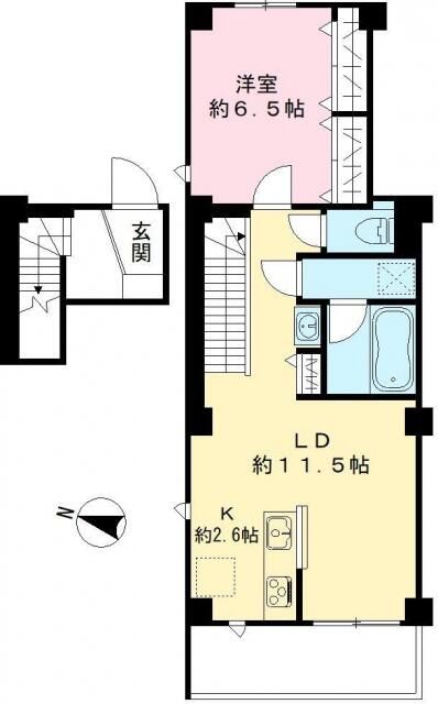Ｆｕｏｒｉｓｅｒｉｅ（フォーリセリエ） 601号室 間取り