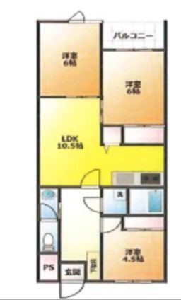 アゼリアコート 305号室 間取り