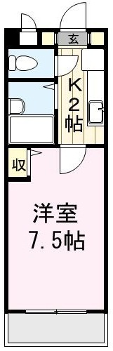 プラティコ325 403号室 間取り