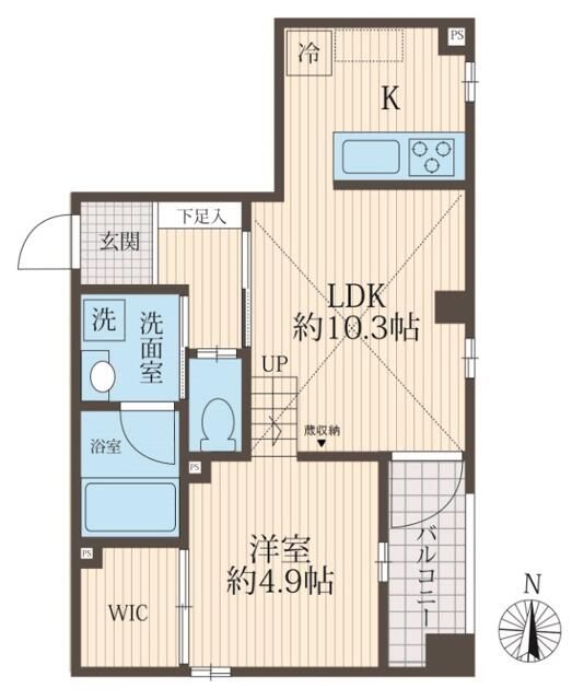 オストハイム 402号室 間取り